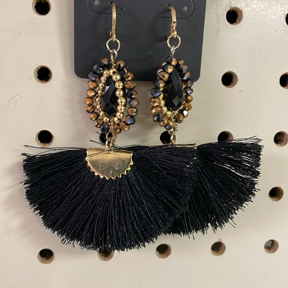 Black earrings